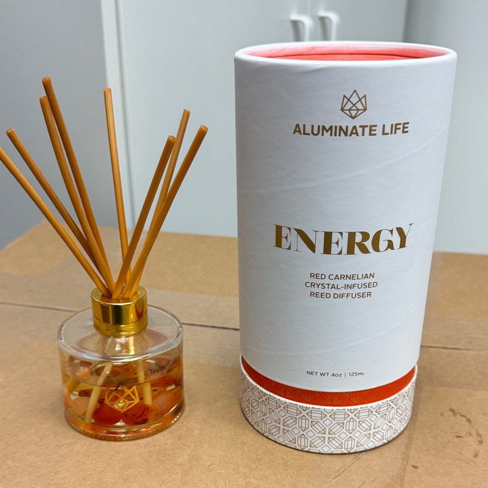 Energy Reed Diffuser - Red and Gold